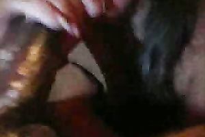 Curvy Slut Devouring Big Black Cock With Her Hungry Lips