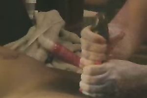 Fuckslut Milf Jerks Off Hung Black Stud Till He Explodes