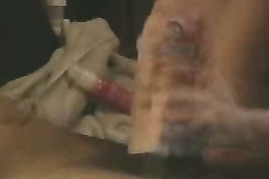 Fuckslut Milf Jerks Off Hung Black Stud Till He Explodes