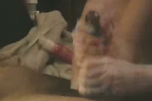 Fuckslut Milf Jerks Off Hung Black Stud Till He Explodes