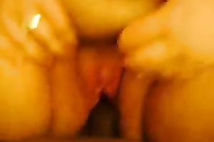 Chubby Babe Stretches Her Pussy Wide For A Thick Black Cock