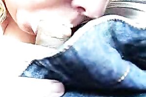 Busty Blonde Sucking A Thick Dark Cock And Enjoying Every Veiny Inch