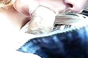 Busty Blonde Sucking A Thick Dark Cock And Enjoying Every Veiny Inch