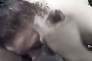 Busty BBW Passionately Pleasuring Her Swarthy Lover With Intense Blowjob