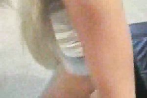 Witness Her Amazing Ass While She Gives A Sloppy Blowjob