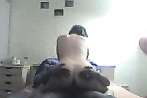 Busty Ebony Milf Gets Pounded Hard By White Cock On Webcam
