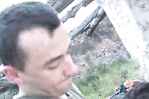 He Watches His Black Hotwife Getting Pounded Hard Outdoors