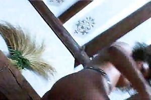 Stretched Out ★ Swarthy Cutie Screams In Anal Pounding