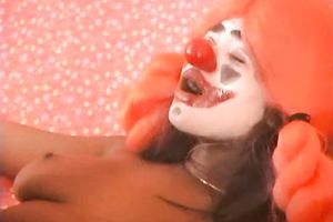 Witness Her Squirt As Clown-Faced Ebony Babe Gets Pounded In Fetish Fuck