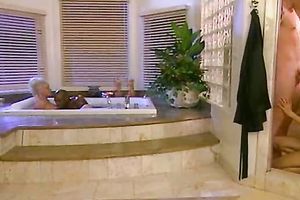 Blonde Bombshell Passionately Rides A Massive Black Cock