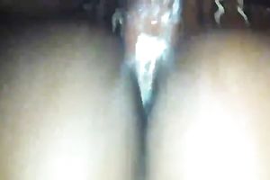 Sex-starved ebon GF craves my BBC in her constricted bawdy cleft