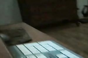 Slim legal age teenager with small meatballs is rubbing her bald twat for me