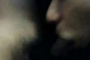 Young Desi black skin girlfriend blows my hairy dick