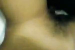 Young Desi black skin girlfriend blows my hairy dick