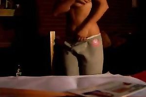 My busty milf incredible white bitch teasing me with her curves