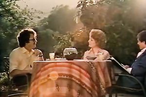 Two voluptuous retro sluts please one favourable man and play with his balls