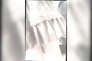 This mouth-watering upskirt movie scene will acquire your 10-Pounder hard in a blink