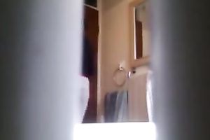 Nice angle for catching my wife on hidden web camera episode