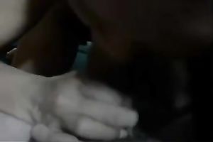 Horny girl sucks my boner and appears to be to have a fun it a lot