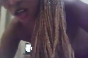 Insatiable and sexually excited ebon hooker treats my shaft like it is gold