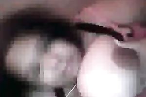 Cute black skin dark brown playgirl shows off her heavy boobies