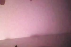 Cute black skin dark brown playgirl shows off her heavy boobies