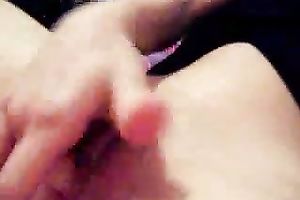 Sex-starved babe teases her pleasing pink wet crack like eager