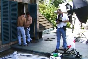 Sperm addicted dark brown bitch takes part in a three-some