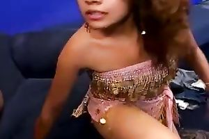 Awesome sloppy oral-job and schlong riding session on livecam