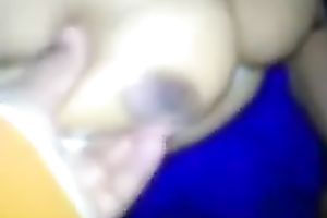 Sexy Indian dirty slut wife shows her large natural hooters on webcam