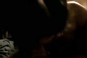 My carnal dark brown GF shows her priceless cock-sucking skills to me