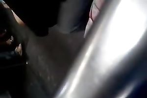 Hot chick with charming decollete caught my attention