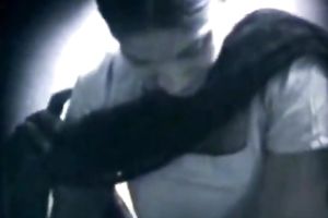 Hidden camera caught Indian slutty wife sucking hard schlong