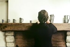 Well-stacked dark brown hottie takes a shower on camera