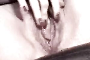Mature white milf white women masturbates in the living room