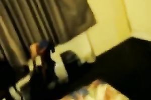 My nice-looking golden-haired playgirl strokes my BBC with her throat and boobs