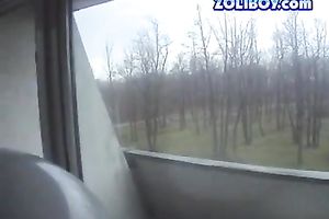 Inviting brunette hair Isabel blows ramrod and wanna continuation