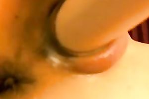 Incredible bald pussy of a hawt tanned floozy on livecam