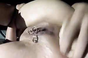 Spoiled female ally of mine likes to fuck her backdoor with her vibrator