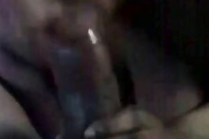 My breasty dark wife sucks my pecker and licks her bumpers afterward