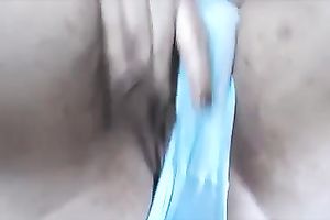 My bulky white white bitch fingering herself on her self made episode