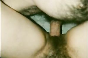 My Married slut gives me a hand and lets me fuck her hirsute cunt