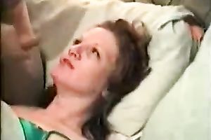 Attractive dark brown milf milks my shaft dry on her face