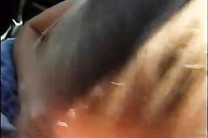 Sperm addicted hussy sucks her lover's schlong right in his car