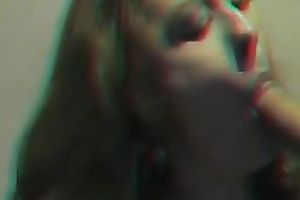 Dick loving dilettante white milf whore blows on camera