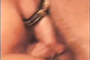 Perverted blond jerk loved to ream that constricted wet crack of hers