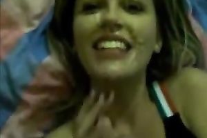 Cum lust hussy sucks my enjoyable pecker until that babe receives the ball cream she craves