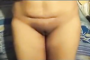 My curvaceous bulky amateur wife disrobes for me like a pro stripper