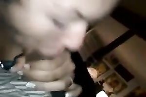 Insatiable brunette hair doxy sucks my prick hungrily in POV episode