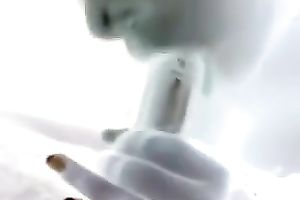 Insatiable brunette hair doxy sucks my prick hungrily in POV episode